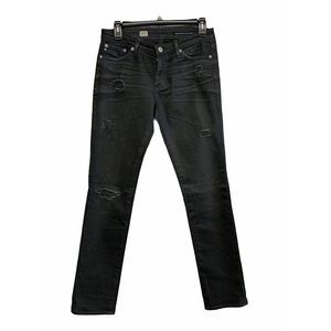 Adriano Goldschmied Womens Jeans size 27 Premiere Skinny Leg Distressed Gray